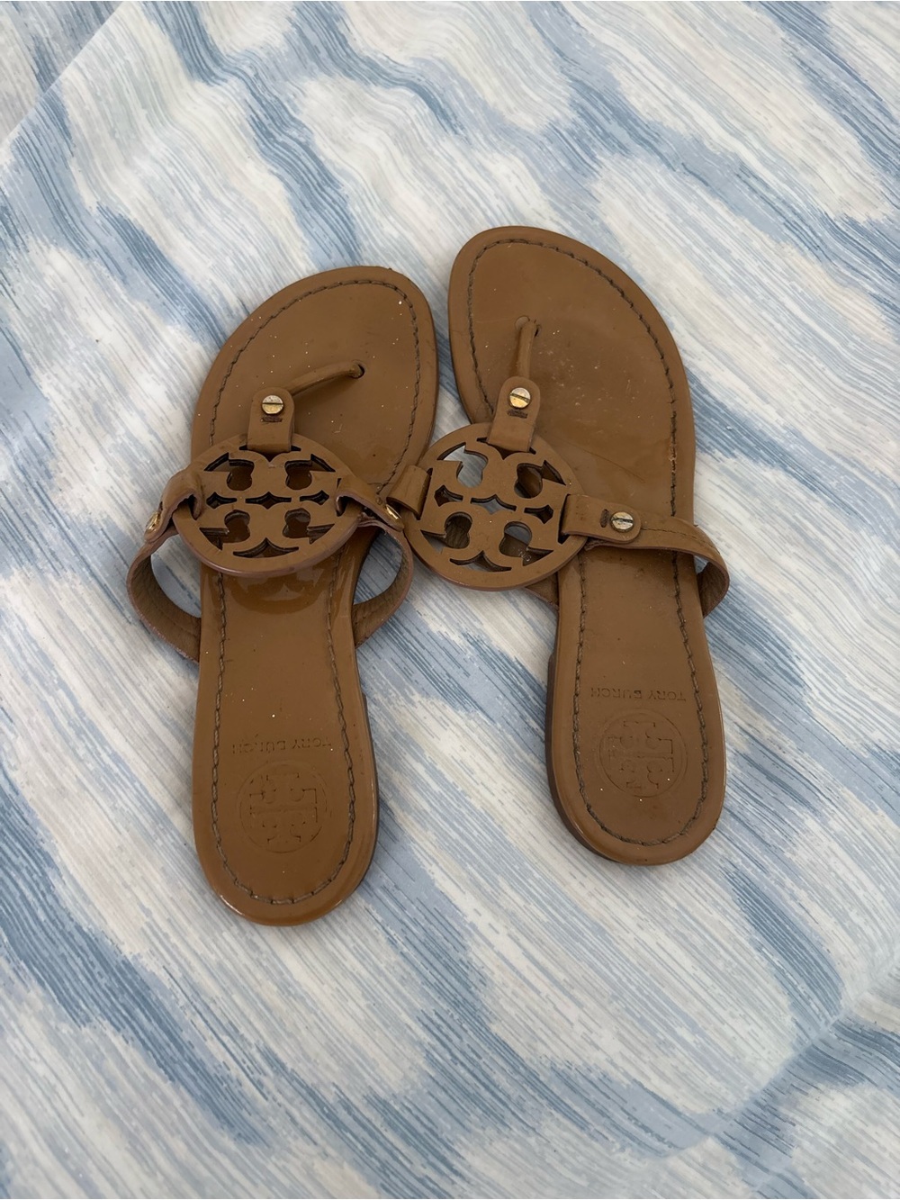 Tory Burch Miller Patent tan